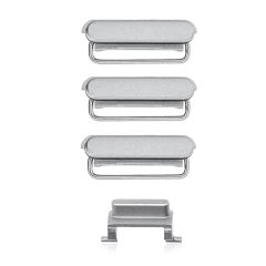 Hard Buttons (Power / Volume / Switch) Compatible For iPhone 6S (Silver)