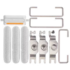 Hard Buttons (Power / Volume / Switch) Compatible For iPhone SE (2022) (White)