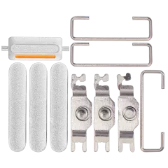 Hard Buttons (Power / Volume / Switch) Compatible For iPhone SE (2020) (White)