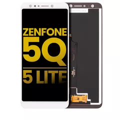 LCD Assembly Without Frame Compatible For Asus ZenFone 5Q / 5 Lite (ZC600KL / X017DA) (Refurbished) (White)