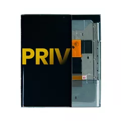LCD Assembly With Frame Compatible For BlackBerry Priv (Refurbished) (Black)