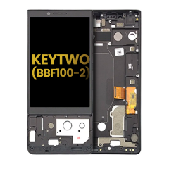 LCD Assembly With Frame Compatible For BlackBerry Keytwo (BBF100-2)