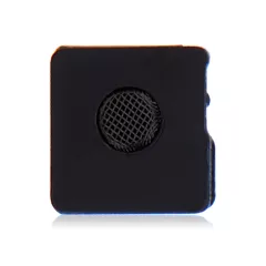 Flash Light / Power Flex Bracket With Microphone Mesh Compatible For iPhone 13 / 13 Mini (Black) (10 Pack)