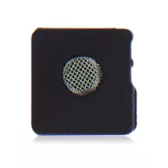 Flash Light / Power Flex Bracket With Microphone Mesh Compatible For iPhone 13 / 13 Mini (White) (10 Pack)