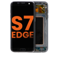 OLED Assembly with Frame Compatible For Samsung Galaxy S7 Edge (Blemish: Grade D) (All US Models / G935A) (Black Onyx)