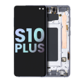 OLED Assembly With Frame Compatible For Samsung Galaxy S10 Plus (Service Pack) (Prism White)