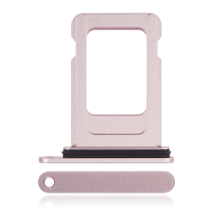 Single Sim Card Tray Compatible For iPhone 15 / 15 Plus (Pink)