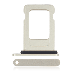 Single Sim Card Tray Compatible For iPhone 15 / 15 Plus (Yellow)