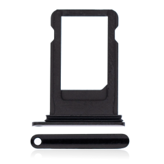 Sim Tray Compatible For iPhone 7 Plus (Jet Black)