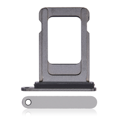 Single Sim Card Tray Compatible For iPhone 14 Pro / 14 Pro Max (Space Black)