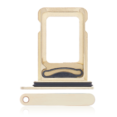Dual Sim Card Tray Compatible For iPhone 13 Pro / 13 Pro Max (Gold)