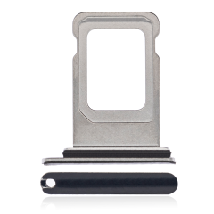 Single Sim Card Tray Compatible For iPhone XS Max (Silver)