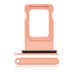 Single Sim Card Tray Compatible For iPhone XR (Coral)