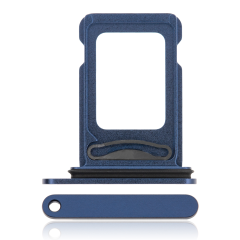 Dual Sim Card Tray Compatible For iPhone 12 (Blue)