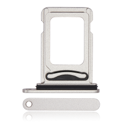 Dual Sim Card Tray Compatible For iPhone 14 (Starlight)