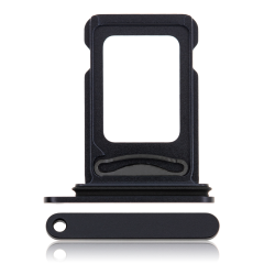 Dual Sim Card Tray Compatible For iPhone 12 (Black)