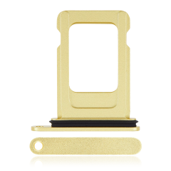 Single Sim Card Tray Compatible For iPhone 14 / 14 Plus (Yellow)