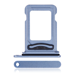 Dual Sim Card Tray Compatible For iPhone 14 / 14 Plus (Blue)