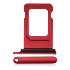 Dual Sim Card Tray Compatible For iPhone 11 (Red)