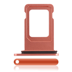 Dual Sim Card Tray Compatible For iPhone XR (Coral)