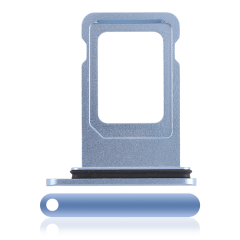 Dual Sim Card Tray Compatible For iPhone XR (Blue)