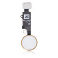 Home Button With Flex Compatible For iPhone 7 / 7 Plus / 8 / 8 Plus / SE (2020) / SE (2022) (Gold) (Warning: Compatible For Cosmetic Use Only)