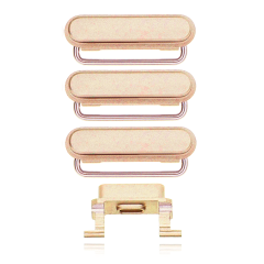 Hard Buttons (Power / Volume / Switch) Compatible For iPhone 6S Plus (Gold)