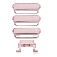 Hard Buttons (Power / Volume / Switch) Compatible For iPhone 6S Plus (Rose Gold)
