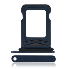Dual Sim Card Tray Compatible For iPhone 14 / 14 Plus (Midnight)