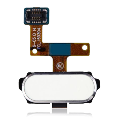 Home Button With Flex Cable Compatible For Samsung Galaxy Tab S2 8.0" (T710 / T713 / T715 / T719) (White)