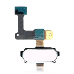 Home Button With Flex Cable Compatible For Samsung Galaxy Tab S2 9.7" (T810) (White)
