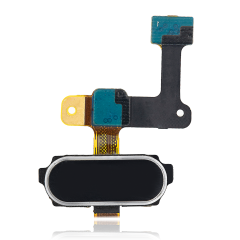 Home Button With Flex Cable Compatible For Samsung Galaxy Tab S2 9.7" (T810) (Black)