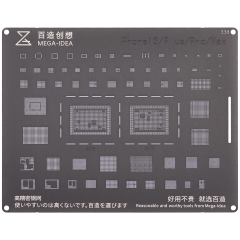 Bumblebee Stencil (QS338) For IPhone 15 / IPhone 15 Plus / IPhone 15 Pro / IPhone 15 Pro Max (Black) (Qianli)