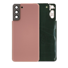 Back Cover With Adhesive Compatible For Samsung Galaxy S21 Plus 5G (Service Pack) (Phantom Pink)