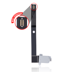 Headphone Jack With Flex Cable Compatible For iPad Mini 5 (WiFi Version) (White)