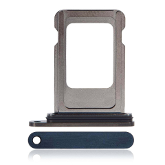 Single Sim Card Tray Compatible For iPhone 15 Pro / 15 Pro Max (Blue Titanium)
