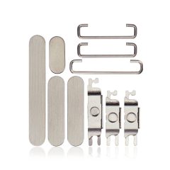 Hard Buttons (Power / Volume / Switch) Compatible For iPhone 15 Pro / 15 Pro Max (Natural Titanium)