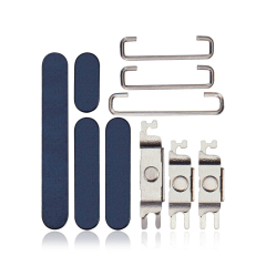 Hard Buttons (Power / Volume / Switch) Compatible For iPhone 15 Pro / 15 Pro Max (Blue Titanium)