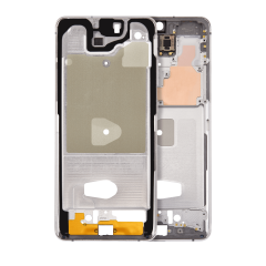 Mid-Frame Housing Compatible For Samsung Galaxy S20 Ultra (Cloud White)
