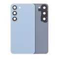 Back Cover Glass With Camera Lens Compatible For Samsung Galaxy S23 5G (No Logo) (Aftermarket Plus) (Blue)