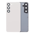 Back Cover Glass With Camera Lens Compatible For Samsung Galaxy S23 5G (No Logo) (Aftermarket Plus) (Cream)