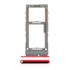 Single Sim Card Tray Compatible For Samsung Galaxy S20 / S20 Plus / S20 Ultra 5G (Aura Red)