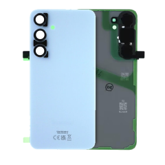 Back Cover Glass With Camera Lens Compatible For Samsung Galaxy S24 Plus (Service Pack) (Sapphire Blue)