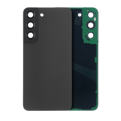 Back Cover Glass With Camera Lens Compatible For Samsung Galaxy S22 Plus (Service Pack) (Graphite)