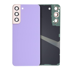 Back Cover Glass With Camera Lens Compatible For Samsung Galaxy S22 (Service Pack) (Bora Purple)