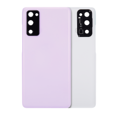 Back cover Glass With Camera Lens Compatible For Samsung Galaxy S20 FE 5G (Aftermarket Plus) (Cloud Lavender)