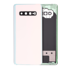 Back cover Glass With Camera Lens Compatible For Samsung Galaxy S10 Plus (Service Pack) (Prism White)