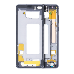 Mid-Frame Housing Compatible For Samsung Galaxy S10 Plus (With Small Parts) (Prism Black)