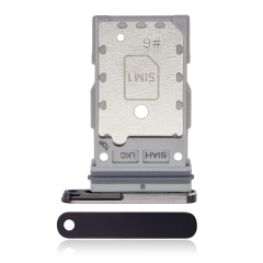 Dual Sim Card Tray Compatible For Samsung Galaxy S23 Ultra 5G (Phantom Black)