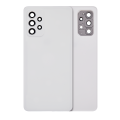 Back cover Glass Compatible For Samsung Galaxy A72 (A725 / 2021) (Aftermarket Plus) (Awesome White)
